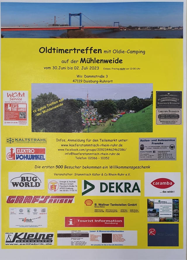 Oldtimertreffen auf der Mühlenweide