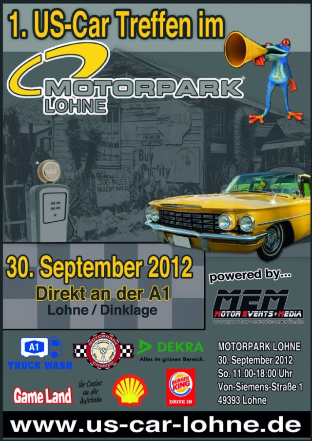 49393 Lohne 30. September US CAR Treffen im Motorpark!