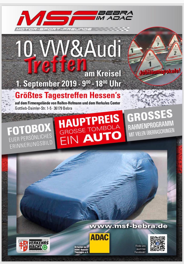 10. VW & Audi treffen am Kreisel in Bebra
