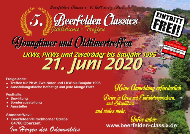 5. Beerfelden Classics - Youngtimer und Oldtimertreffen