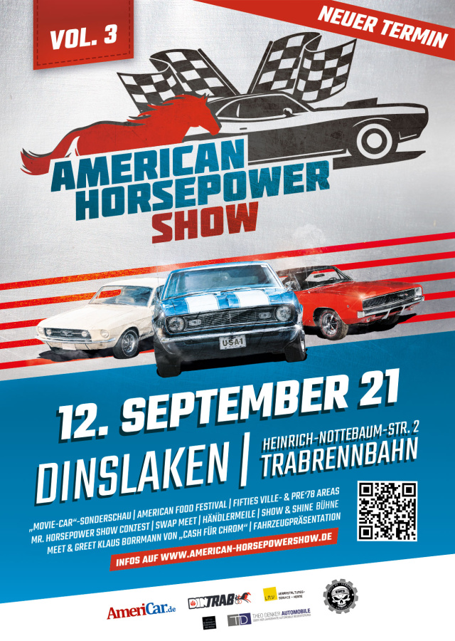 NEUER TERMIN 3. American Horsepower Show 2021