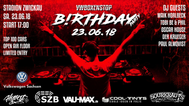 Birthday Party - 10Jahre VW Boxenstop