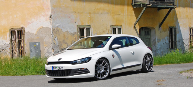 The white Rocco-Rocket - VW Scirocco 3 Tuning der feinen Art: VW Scirocco 3 Tuning mit wenigen Handgriffen