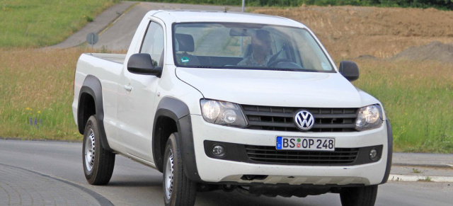 VW Amarok als Einzelkabine auf Testfahrt: Mehr Laster als Lifestyle-Pick up