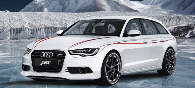 ABT Sportsline mit  vier veredelten Äbten in Genf: Starkes Quartett: Audi AS6 Avant, Audi QS3, VW up! und Beetle