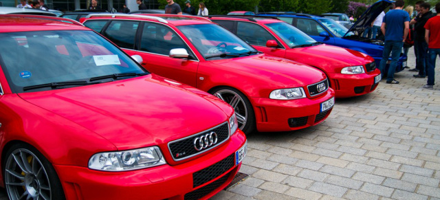 Audi RS-Treffen 2014: Gemeinschaftstreffen am Audi-Forum in Ingolstadt