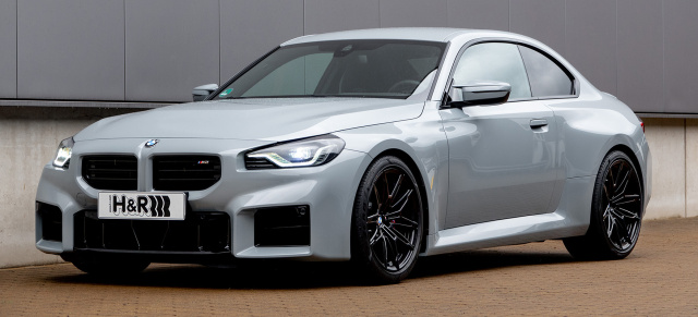 The 2 - 4 U!: H&R Sportfedern und Stabilisatoren für das BMW M2 Coupé (Typ G87)