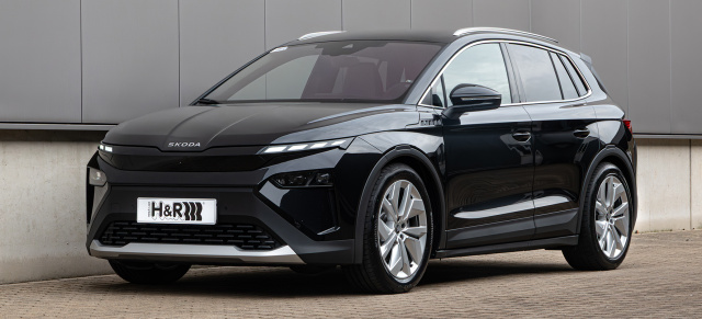 Der macht elektrisch: Skoda Elroq mit H&R Tieferlegungsfedern (Typ NY ab 2025)