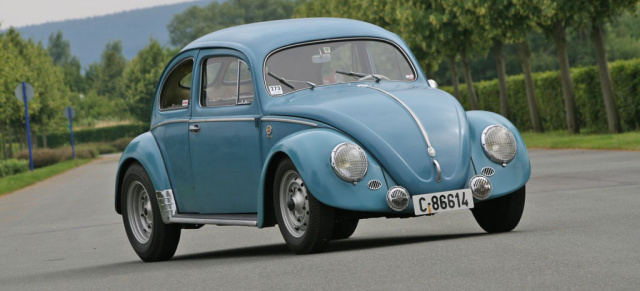 Der Zwitter  1952er VW Käfer: Vintage Speed Tuning am Brezelkrabbler