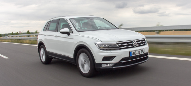 2016er VW Tiguan TDI mit Frontantrieb im VAU-MAX.de-Fahrbericht: Stadt, Land, Schluss