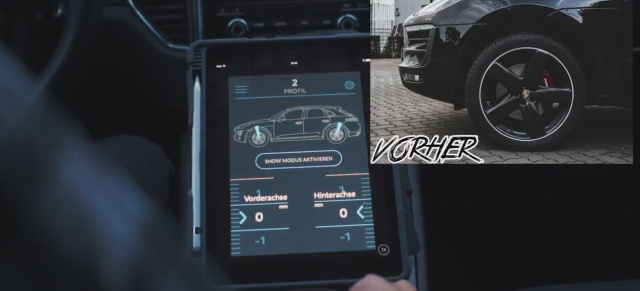 Porsche Macan GTS Tieferlegung per App: Cete automotive erklärt die Active Suspension Control