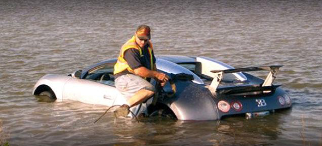 20 Jahre Gefängnis weil er seinen Bugatti Veyron im See versenkt hat: Unfall, Dummheit oder war es doch Absicht?