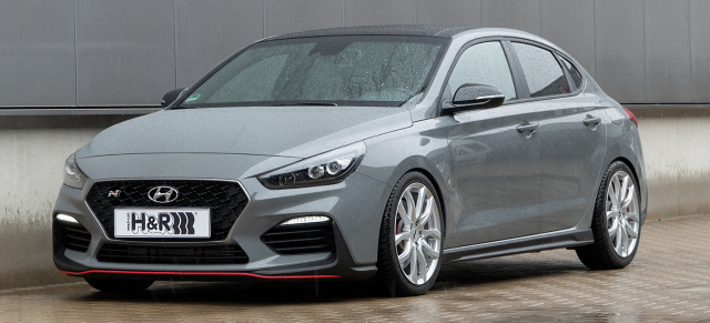 Koreas next Topmodel tieferlegen: Der Hyundai I30N Fastback mit H&R Sportfedern