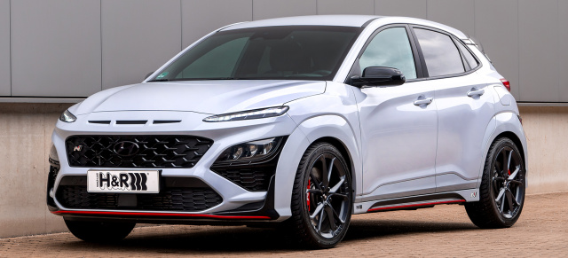 Kurz, gut, knackig: H&R Sportfedern für den neuen Hyundai Kona N (2022)