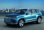 VW zeigt CrossBlue Studie in Detroit (2013): Der Lückenfüller zwischen Tiguan und Touareg als Diesel-Plug-In-Hybrid