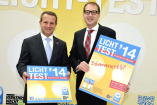 Licht-Test 2014  Seit 1. Oktober läuft die Aktion: Die 2014er Kampagne steht unter dem Motto Dämmerts?