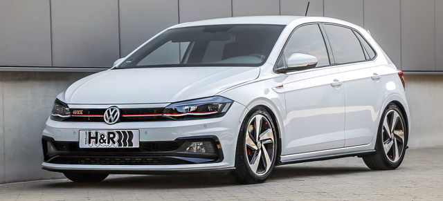 Sportlich, schick und hip: H&R Gewindefahrwerk für den VW Polo GTI (Typ AW)