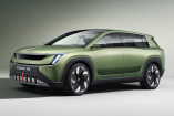 Neues Marken-Logo und Design bei Skoda: Skoda zeigt sein elektrisches Topmodell „Skoda Vision 7S“
