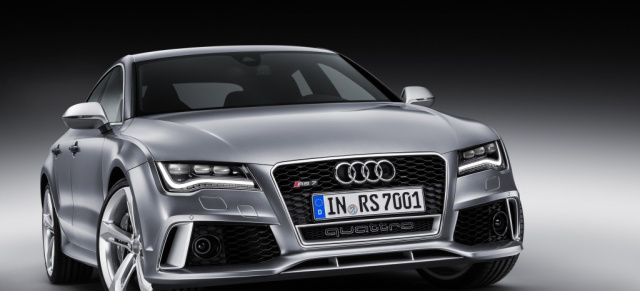 Yes, Baby! Neuer Audi RS 7 Sportback: Schick und bis zu 305km/h schnell, Audi zeigt den RS7 in Detroit.