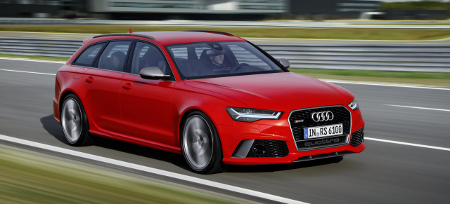 Hier ist noch mehr Power drin!: Performance-Modelle des Audi RS6 und RS7