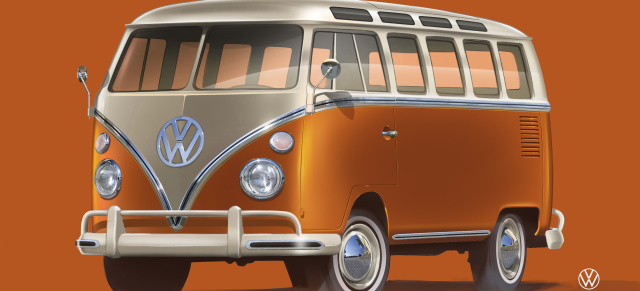 Weltpremiere zur Techno-Classica 2020: VW T1 Samba mit e-Antrieb