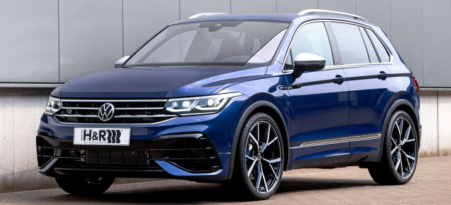 H&R Sportfedern für den VW Tiguan R: So wird der Sport-Tiguan noch dynamischeRRRRR