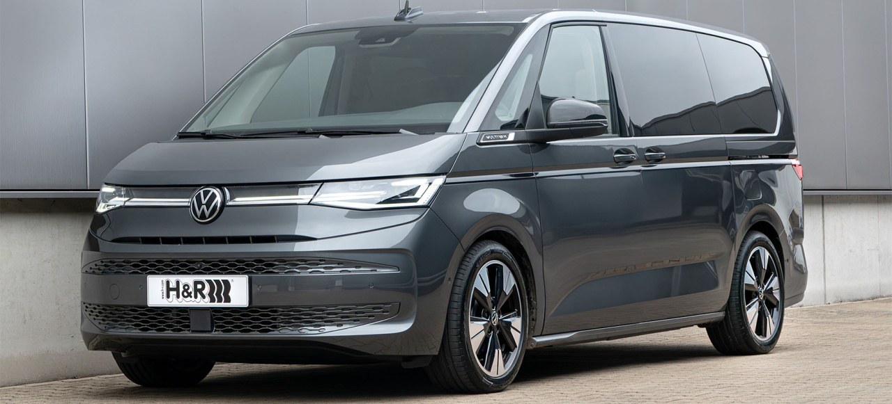 The better way: VW Bus T7 Multivan mit H&R Tieferlegungsfedern