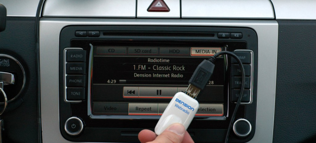Webradio via USB-Stick im Auto: CD, DVD und MP3 war gestern  Internetradio zum Nachrüsten