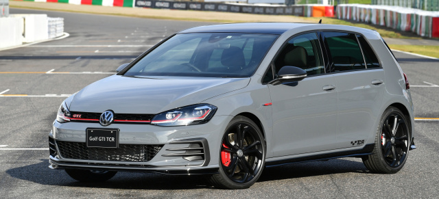 Markteinführung im Land der aufgehenden Sonne: Golf GTI TCR für Japan