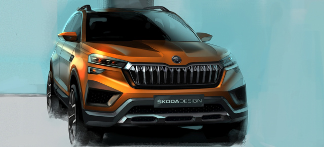 Der etwas andere Kamiq: Skoda zeigt sein indisches SUV „Vision In“