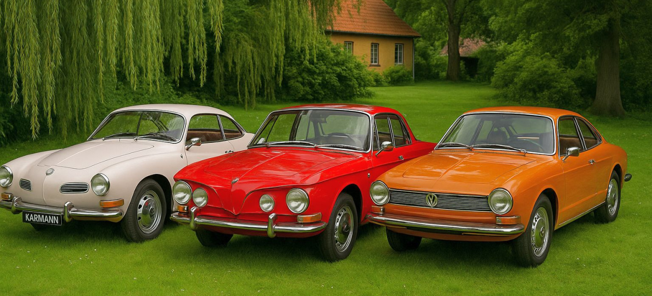 Zum 70. Geburtstag des Karmann-Ghia: Das Karmann-Ghia Trio: Karmann-Ghia: der unterschätzte Sportwagen