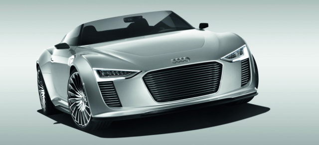 Audi e-tron Spyder Concept - Paris 2010 + VIDEO: 388 PS dank V6 TDI-Motor und Elektromotor