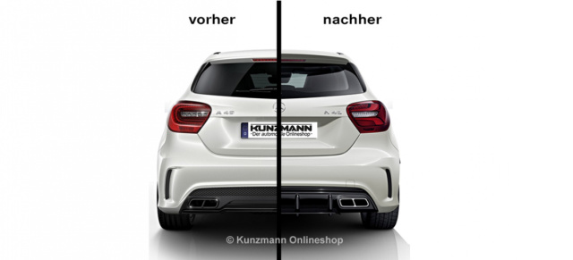 Selber machen: Modellpflege bei der Mercedes A-Klasse: A-Klasse Facelift LED-Rückleuchten jetzt im Kunzmann Onlineshop