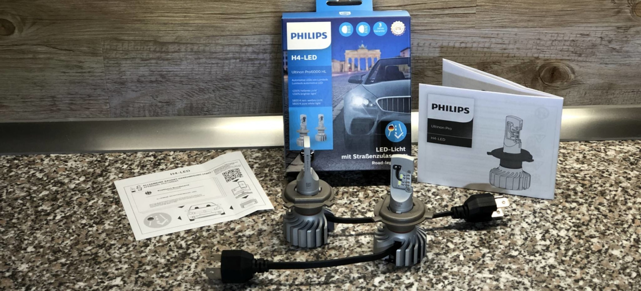 Philips: Nachrüst-LED nun auch für H4 Scheinwerfer