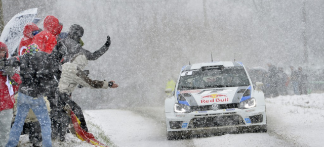 Erster Härtetest für den Polo R WRC: Der Rallye Monte Carlo-Probelauf für Volkswagen läuft