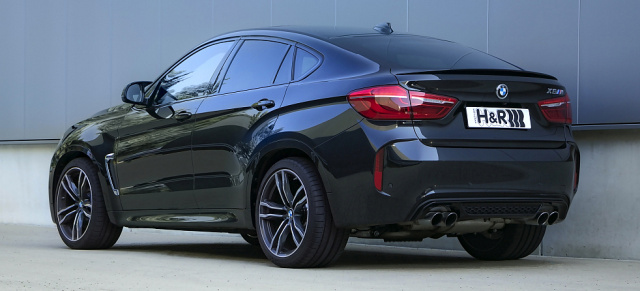 The Big Bang: H&R Gewindefedern für die BMW X6 Modelle