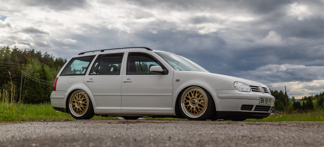 Der „Variant von Ferdinand“: Candyweißer VW Golf 4 Kombi trotz Tuning als Daily Driver unterwegs