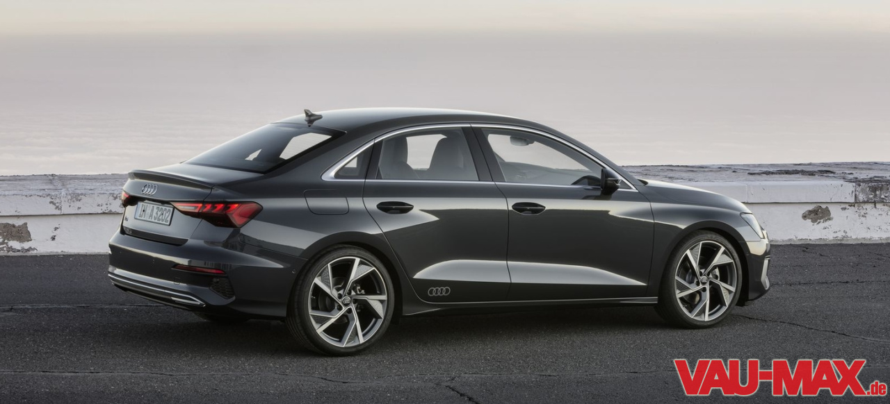 Seitenfenster Lamellen Für Audi A3 Limousine 2014-2020 - Carbon Optik