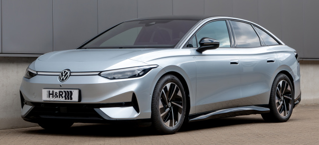 Mehr Performance, tolle Optik: Die VW ID.7 Limousine mit H&R Tieferlegungsfedern (ab 2024)