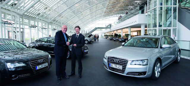 Die ersten neuen Audi A8 werden ausgeliefert: