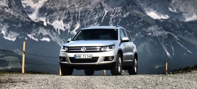 Der neue VW Tiguan  Probefahrt im Rahmen des GTI-Treffen Wörthersee 2011: Überzeugende Fahr Performance vom SUV Newcomer mit Touareg Optik