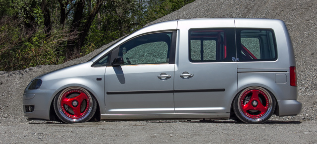 Auf Luft gebaut: Caddy 2K mit TA Airride und Spezial-Achse: TA Technix präsentiert - 2007er VW Caddy als Sport-Kasten