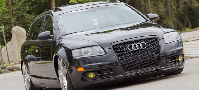 Der Bulle von Bernburg: Audi A6 Avant 4F unglaublich tief: 21 Zoll an Ricos Luxus-Laster