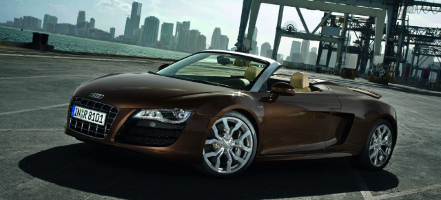 Audi R8 Spyder nun auch als V8 mit 4.2 Liter Hubraum: Der kleine V8-Motor 430 PS im offenen R8