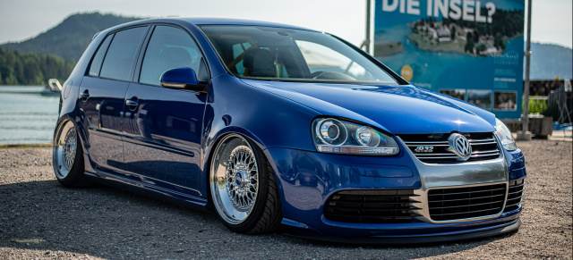 How Deep Is Your Low: Golf 5 R32 mit dicken BBS-Backen taucht tief ab