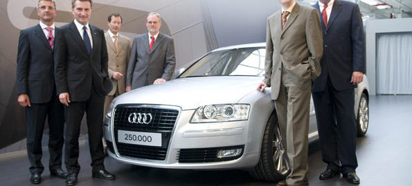 250.000 mal Audi-Luxuslimousine: 