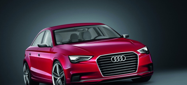Der neue Audi A3 als concept auf dem Genfer Automobil Salon: Audi liefert uns einen Vorgeschmack auf den neuen A3 und die dazu gehörige Limousine