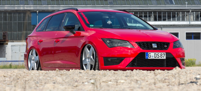 1,2,3, Cupra-Look!: SEAT - Sportlich, elegant & Airride-tief