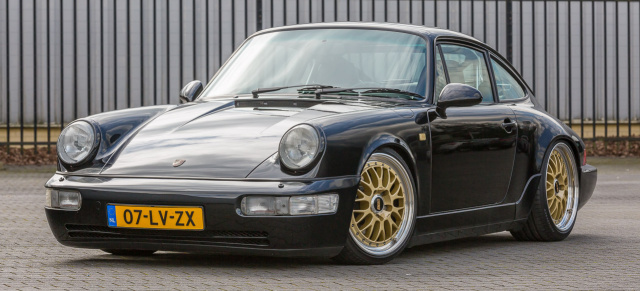 Black Beauty: Porsche 964 mit Gewindefahrwerk und BBS-Felgen dezent veredelt