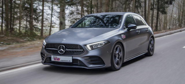 Neues Mercedes-Benz-Setup: KW-Gewindefahrwerk für die neue A-Klasse